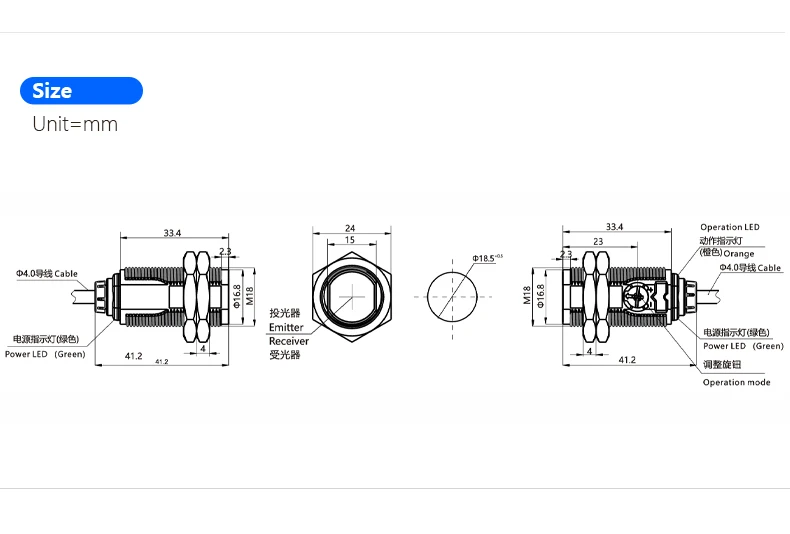 10 pièces nouveau capteur de commutateur photoélectrique d'origine E3FA-DN11-DN12-RN11-RN12-TN11-TN12-TP11-TP12-DP11-DP12-RP11-RP12-LN11-LN12 Substi
