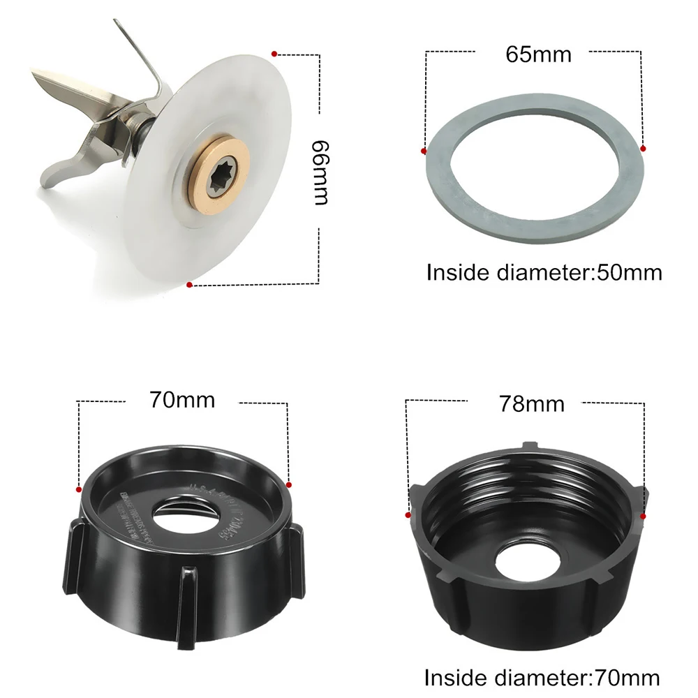 Blender Gasket Sealing Ring Replacement Parts Replacement for Oster Osterizer Blender Cutter Blade Base Bottom Cap Gasket