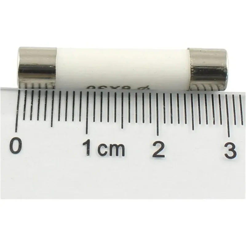 10Pcs Ceramic Fuse Tube 6x30mm 500V 0.1A-30A Fast Blow for Circuit Protection Electronics Repair