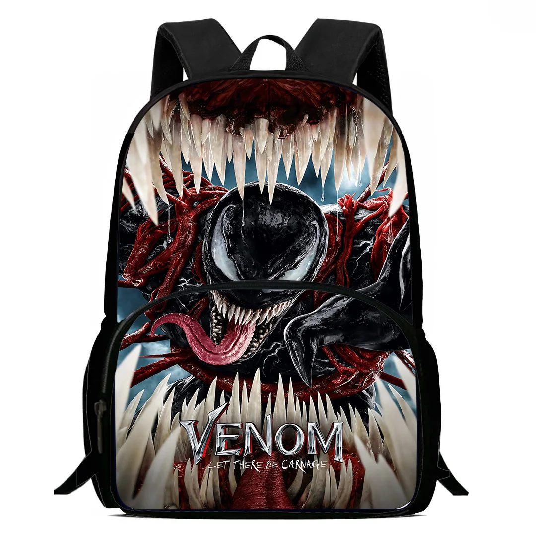 Marvel Super Hero Venom Kids Backpacks Boy Girls Student Birthday Gift Child School Bags Large Capacity Camping Durable Rucksack