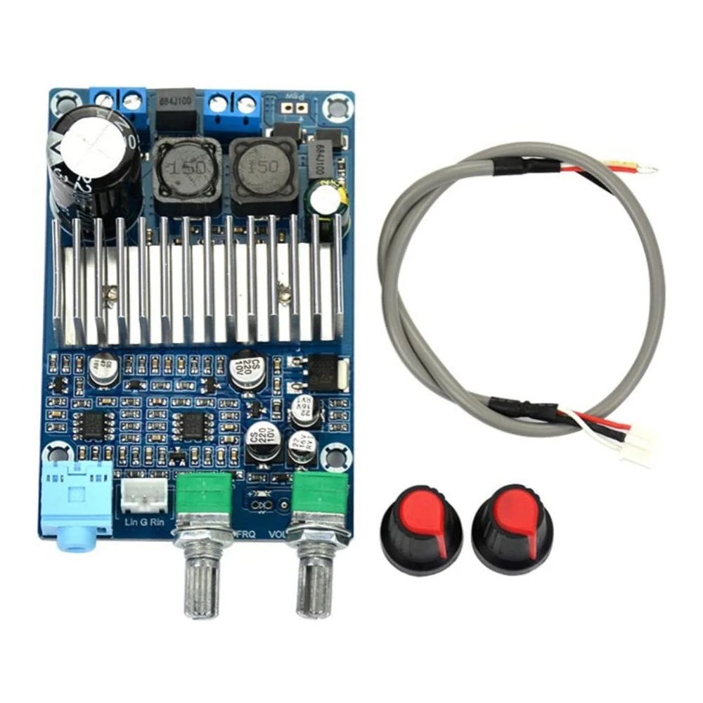 DC 12-24v 100W Subwoofer Amplifier Board Support Bass Output Digital Small Power Amplifier Board Video Audio Accessories