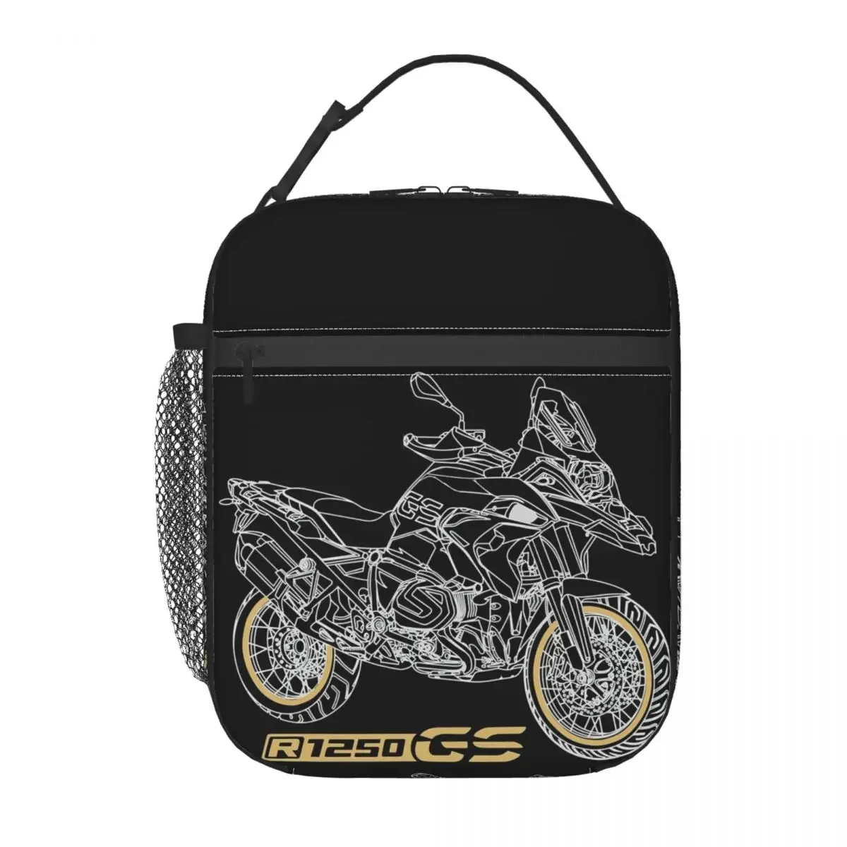 GS 1250 R 1250 Adventure Motorcycle Insulated Lunch Bag for Women Kids Portable Food Boxes Thermal Lunch Box Tote