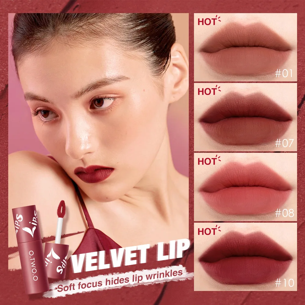 2023 New Air lip glaze. Easy color matte mist face lip cheek. Dual-use blush Lipstick Non-stick cup lip gloss. Lip&Cheek Mud