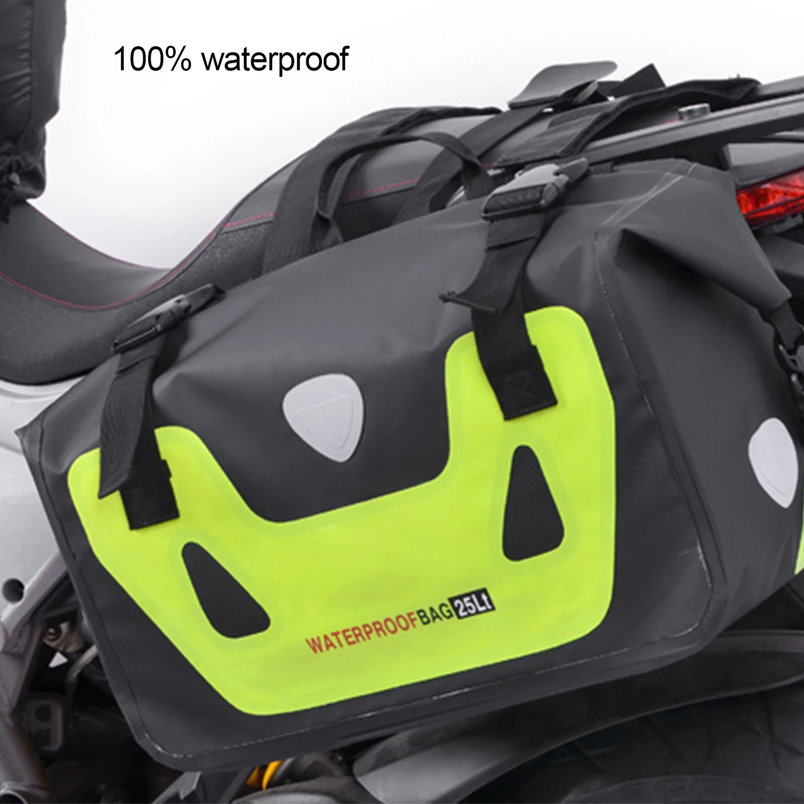 

Motorcycle Saddlebag Cycling Waterproof Motorcycle Bag Multifunctional Waterproof Rear Rack Trunk Motorcycle Seat Bag Outdoor