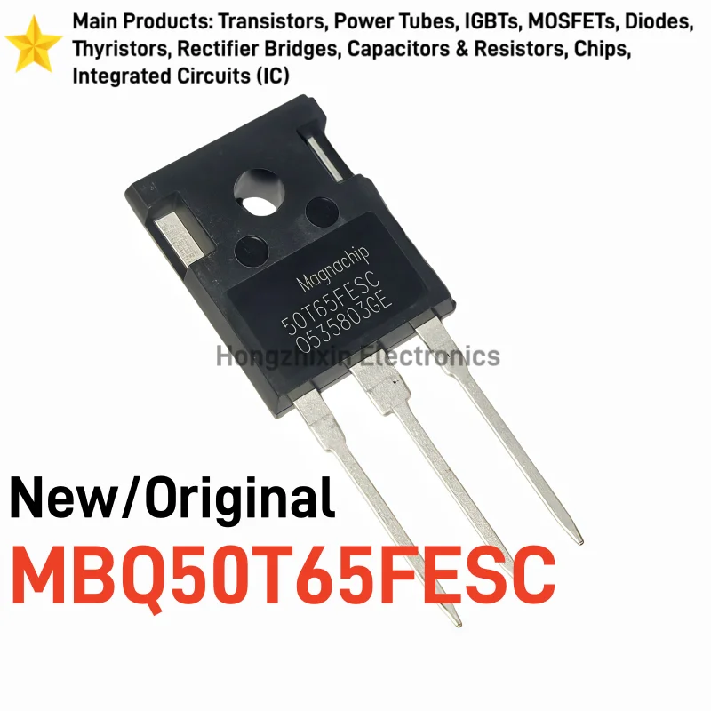 10PCS New/Original MBQ50T65FESC TO-247 IGBT Transistor 650V 50A Field Stop Power IGBT 50T65FESC