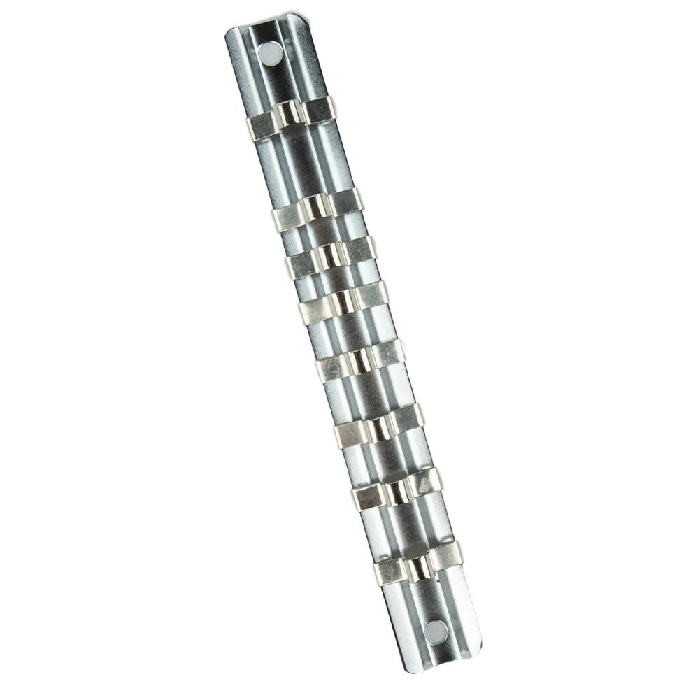 Heavy Duty Socket Rack, Sturdy Steel Construction with Mounting Holes, Perfect for Garage and Workshop 1/4 or 3/8 or 1/2