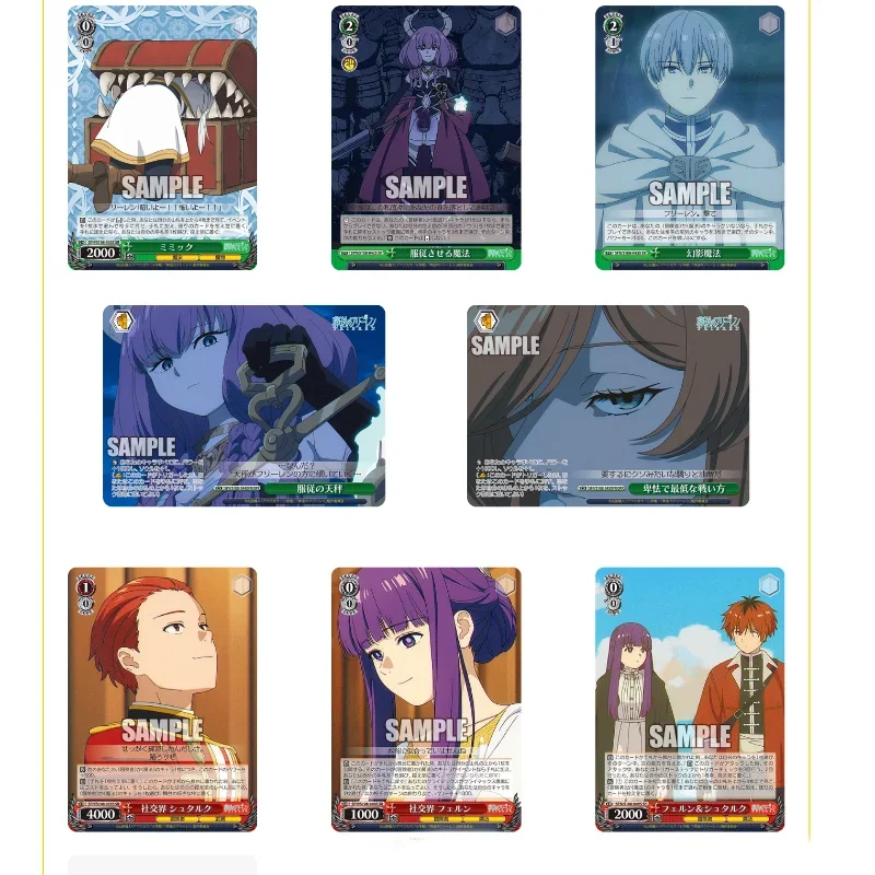 WS Frieren at the Fune Anime Game Collection Cards TCG Match Card Frieren Himmel Heiter Eisen Fern Stark Toys for Boys Gift