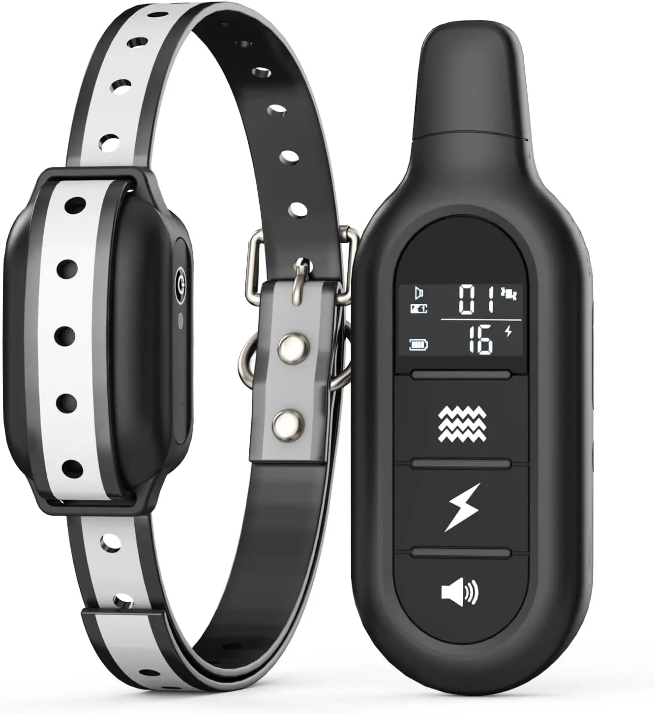 

Амортизирующий ошейник для собак, 3300 футов, для дистанционного обучения, IPX7, водонепроницаемость, 3 режима, регулируемая посадка для маленьких и больших собак