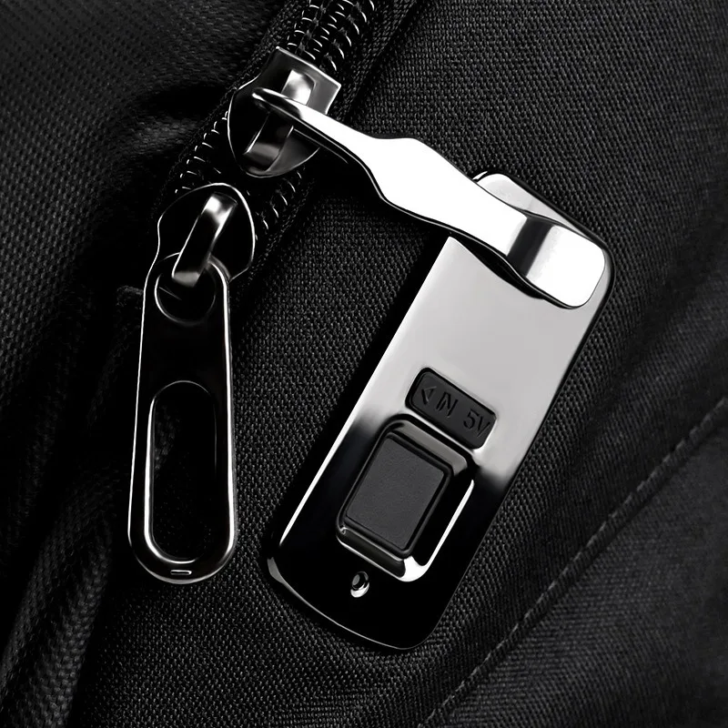 Small Embedded Luggage Fingerprint Lock Men Women Messenger Bag Travel Bag Smart Lock USB Charging Super Long Standby
