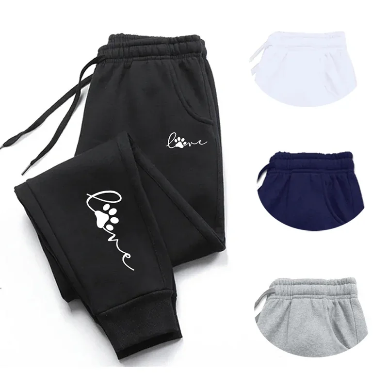 

Горячая распродажа: Женские спортивные брюки с принтом, повседневные штаны для активного отдыха, фитнеса, бега, женские брюки для спорта 2026, 4 цвета