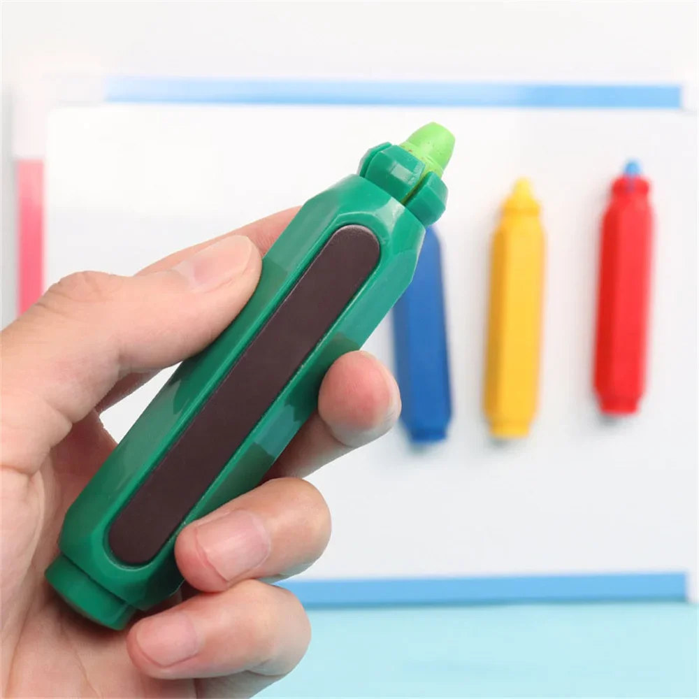 Color Dust-Free Chalk Holder Magnetic Not Dirty Hand Set School Teaching Office Supplies Plastic Chalk Clip Chalk Extender