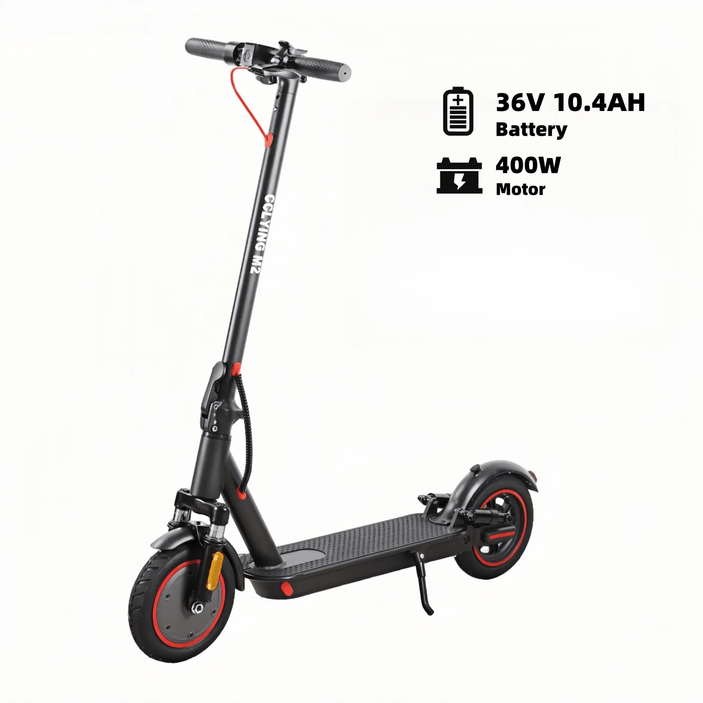 

Adult Electric Scooter, 36V 10.4AH Battery, 400W Motor, 8.5-inch Puncture-resistant Tires, Top Speed 25 Km/h, Range 20 Km, Maxim