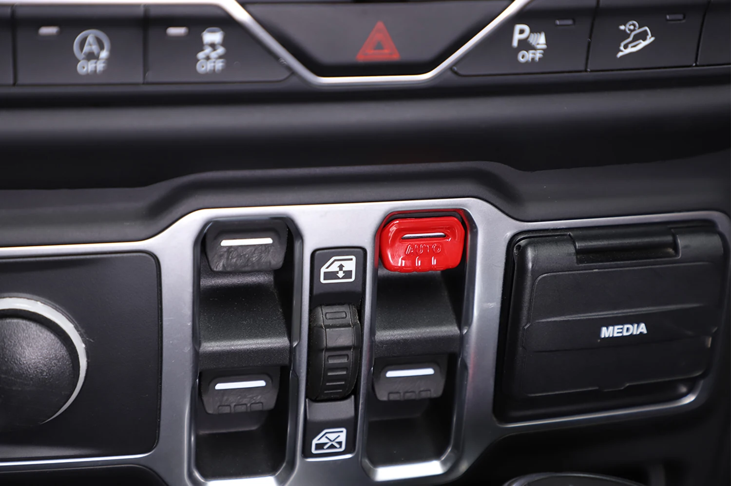 Car Window Control Switch Button Decoration Cover Trim for Jeep Wrangler JL Gladiator JT 2018-2023 Auto Interior Accessories - Image 4
