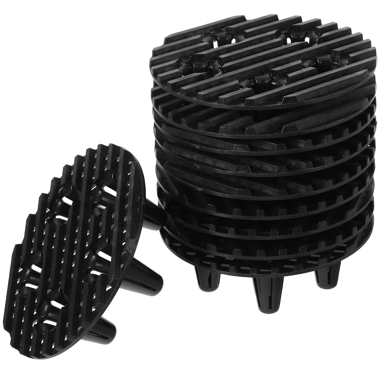 

12Pcs Plastic Plant Pot Lifters - Heavy Duty Flower Pot Risers Inserts for Drainage Air Circulation Floor Protector Planter