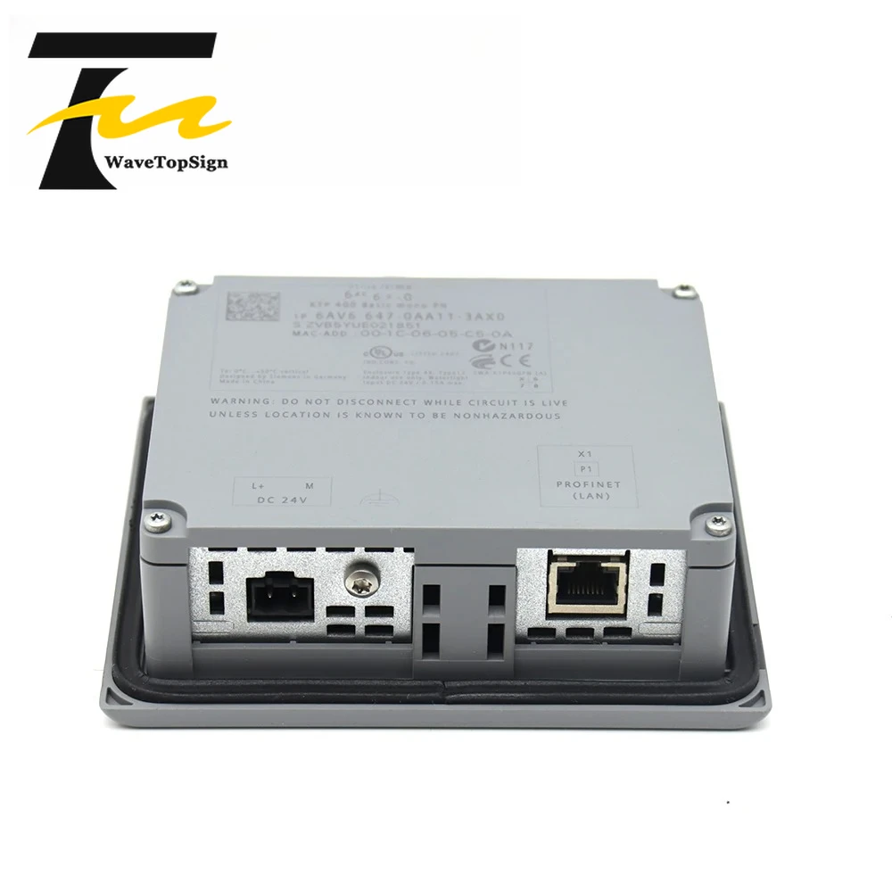 Painel de toque HMI original 6AV6647-0AA11-3AX0 KTP700 Basic PN 7 polegadas TFT com interface PROFINET
