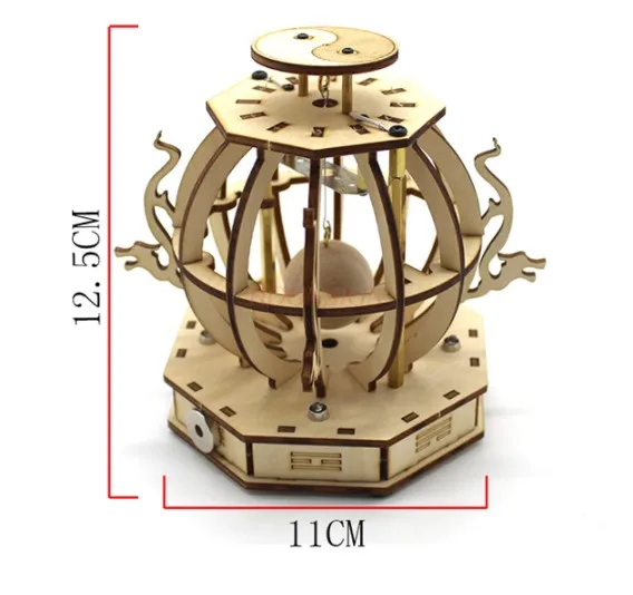 Imagem -02 - Modelo de Alarme de Incêndio de Madeira Tecnologia de Indução Elétrica Pequena Produção Kit Faça Você Mesmo Maker Experimento Físico