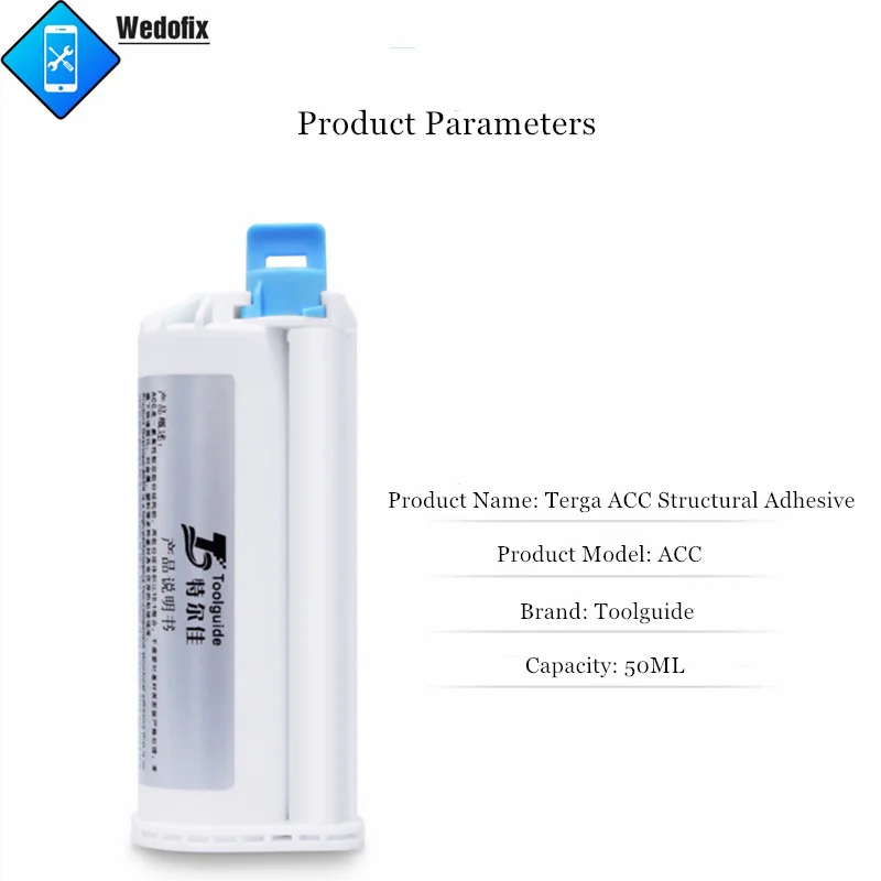 Toolguide 50mL ACC Structural Adhesive Phone Back Cover Glass Glue Phone LCD Screen Repair Adhesive