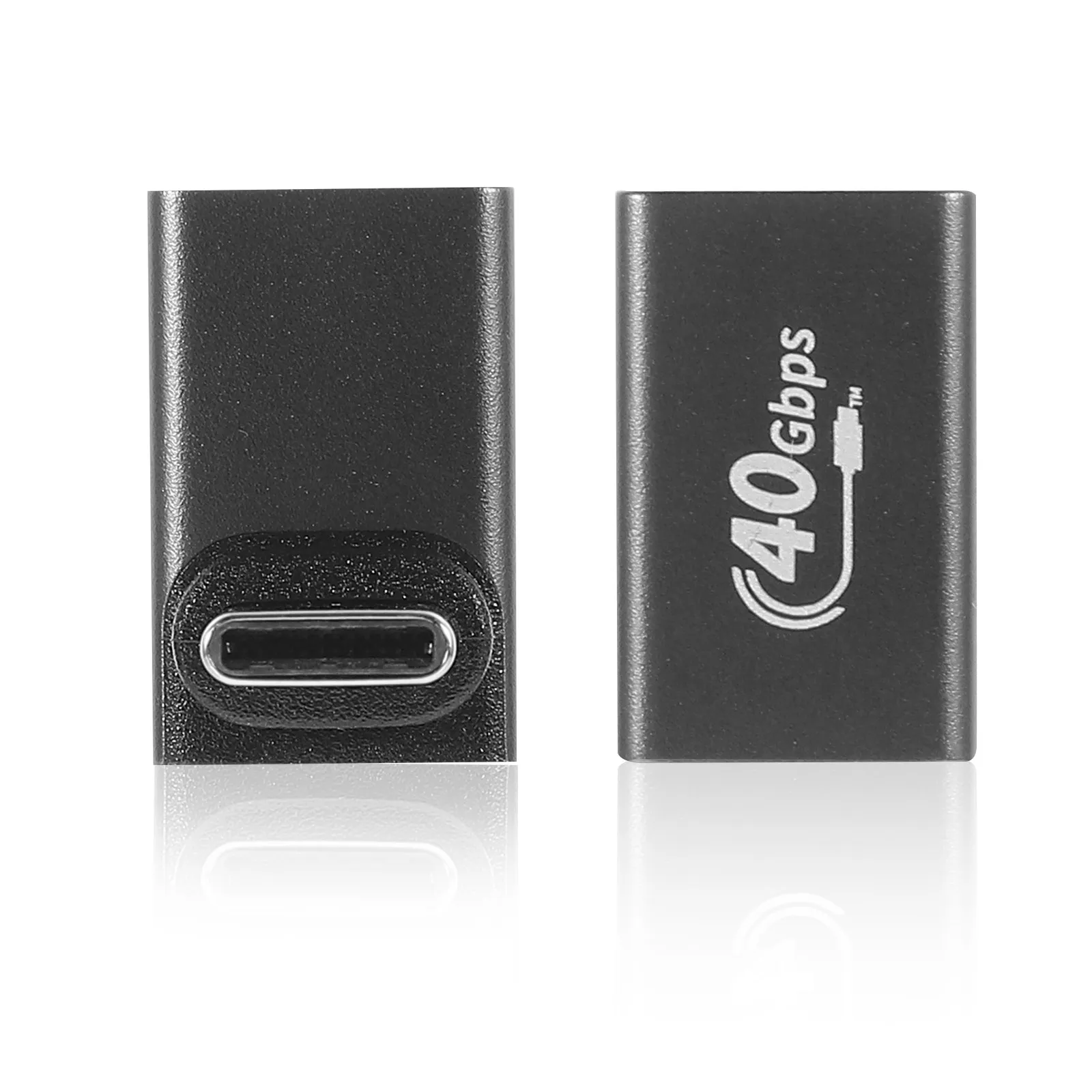 2Pcs USB C 90 Degree Adapter Right Angle Type C Connector Multi Function Computer Laptop Monitor Projector Adapter Converter