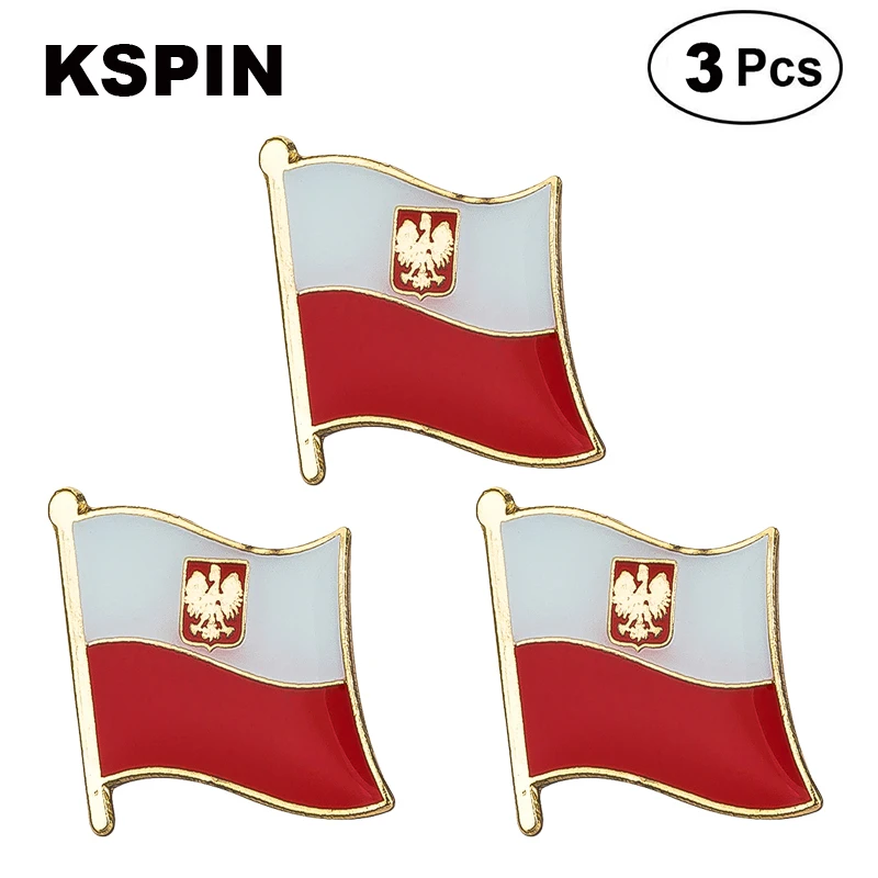 Poland Lapel Pin Brooches Pins Flag badge Brooch Badges