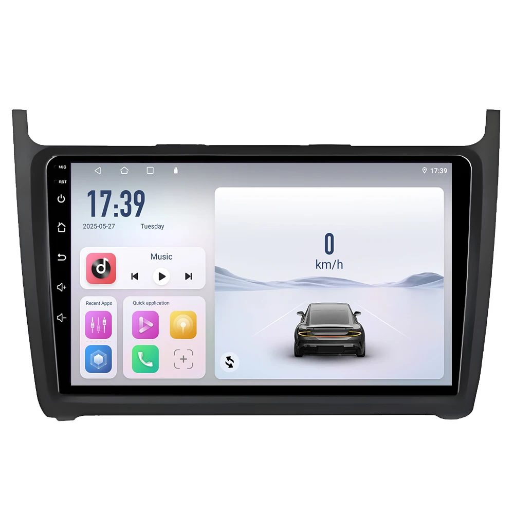 Car Radio Android 16 For Volkswagen VW Polo 5 Sedan 2008 - 2020 Multimedia Player Carplay Stereo GPS DVD Head Unit 4G Wifi QLED