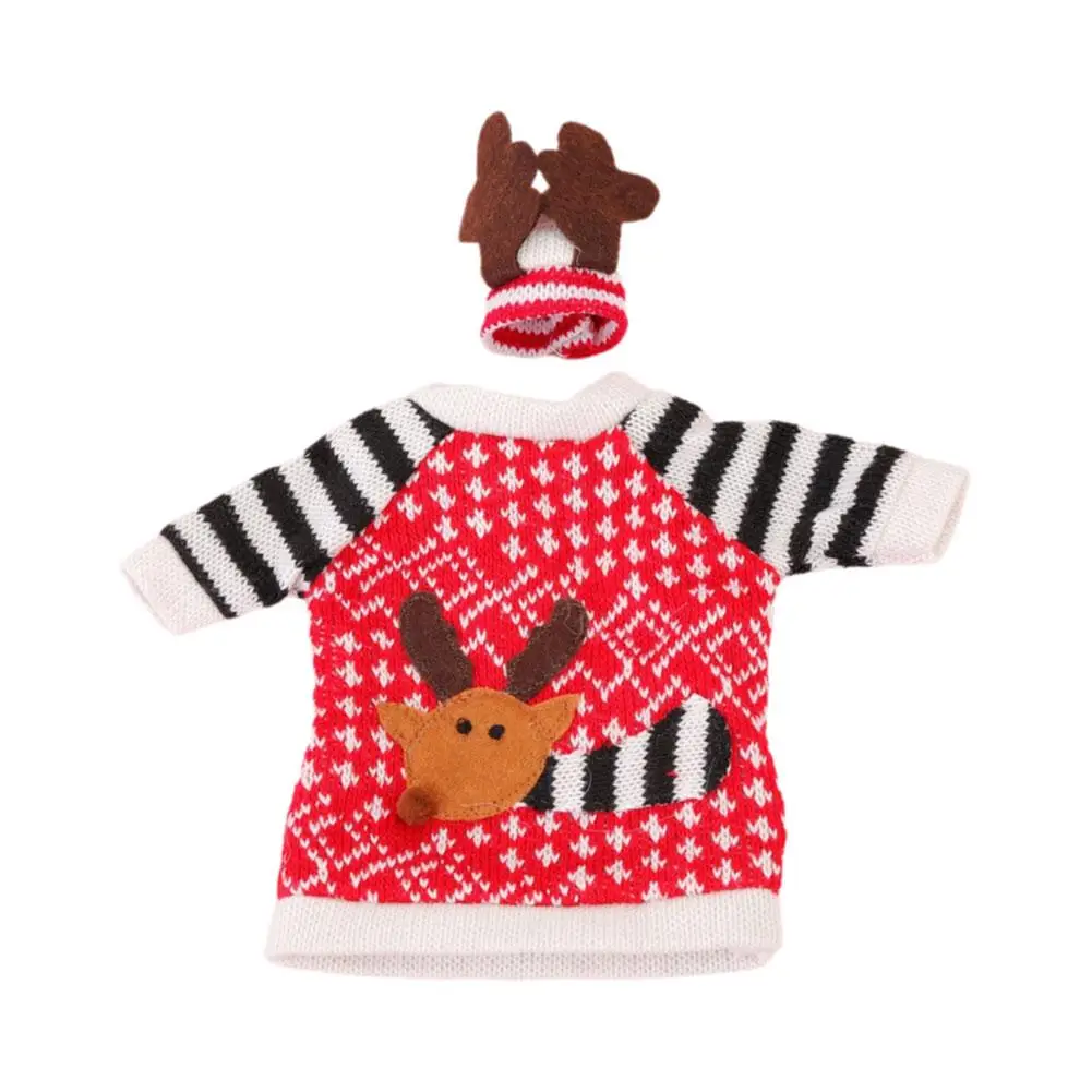 Christmas Decoration Red Wine Bottle Bag Cover Christmas Decoration Gift Wine Bottle Xmas Table Jumper Hat Reindeer Idea Co J6i9