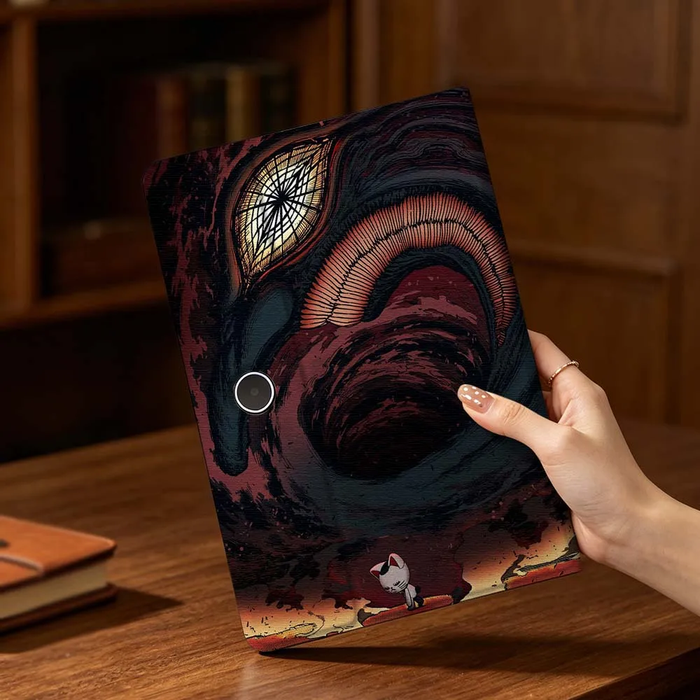 Anime Dandadan Cat Soft For OPPO VIVO IQOO OnePlus Realme Pad 3 Pro 13 12.1 11.4 11 inch Pen Tray Tablet Case