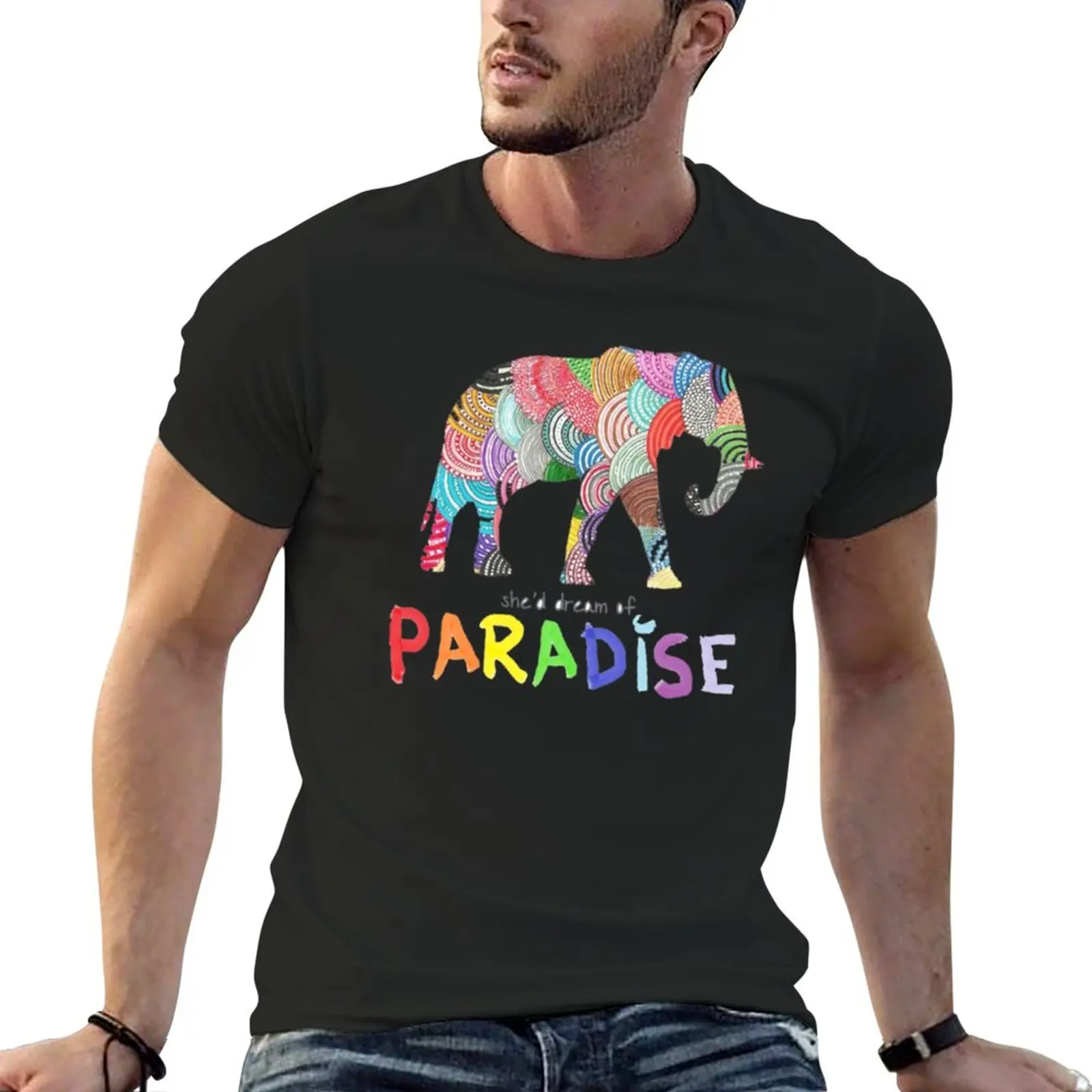 New paradise T-Shirt black t shirts quick drying t-shirt summer clothes sublime t shirt men workout shirt