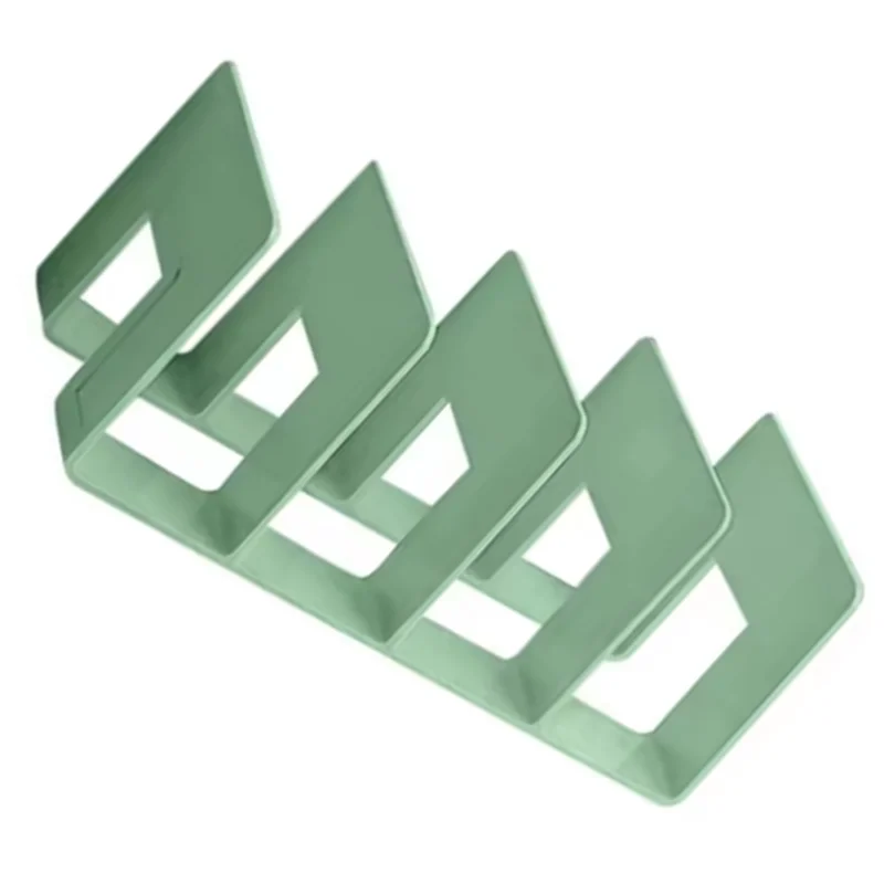 

ABRS-4Pcs 4Grids Divider Shelf Display Racks Wardrobe Plastic Handbag Storage Rack