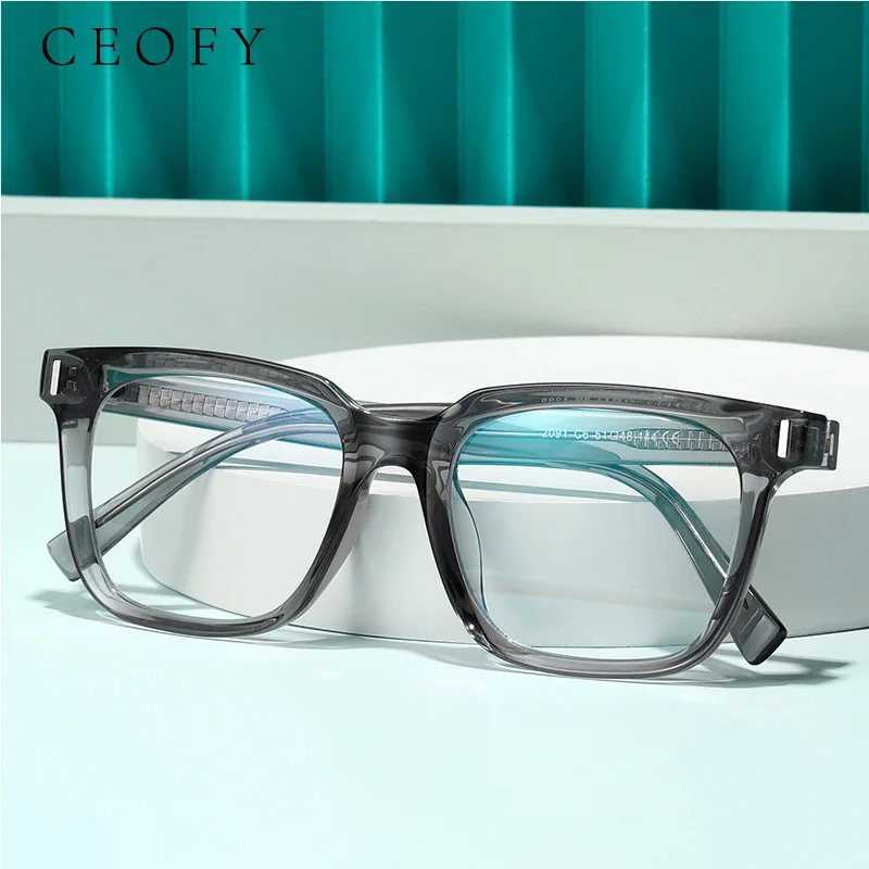 Ceofy Women Fashion Cat Eye Myopia Eyeglasses Frame Optical Vintage Prescription Glasses Frame New Arrival 2001