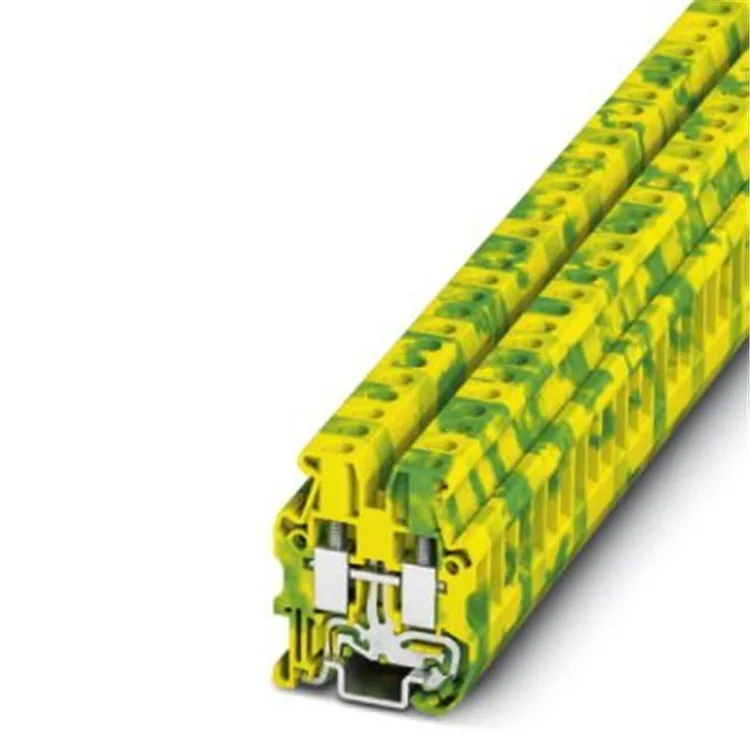 Phoenix Miniature Ground Terminal Screw Connection Yellow-green Phase MUT 4PE-3248037