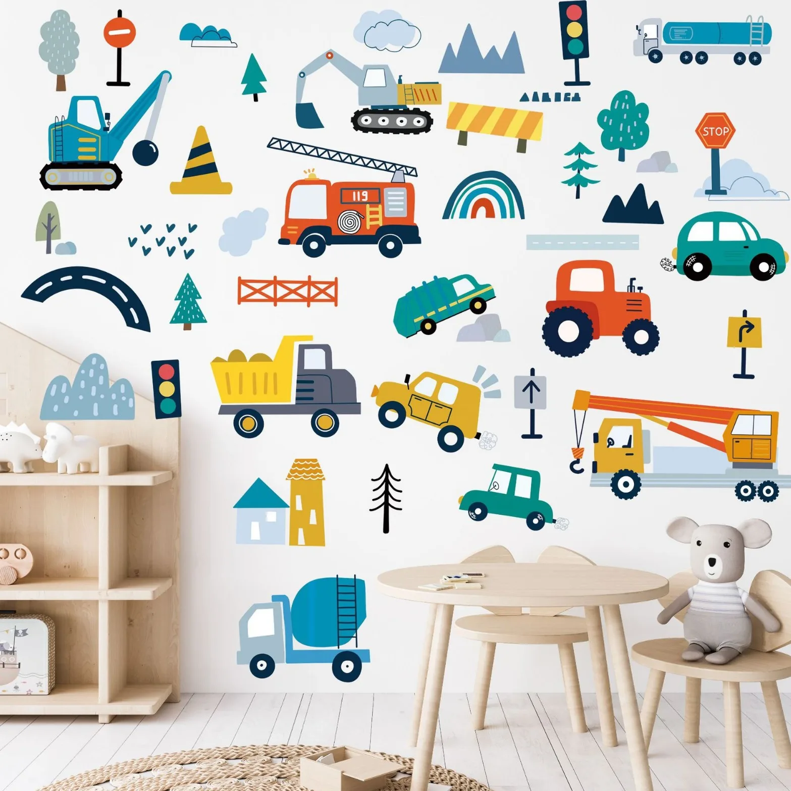 autocollants-muraux-voiture-dessin-anime-decoration-murale-chambre-verre-Ecole-cuisine-tableau-noir-art-pour-la-maison-jouet-artisanat