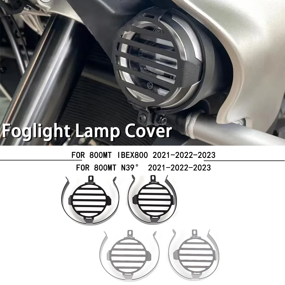 

For CFMOTO CF MOTO 800MT 800 MT MT800 IBEX800 2021 2022 2023 Accessories Fog Light Protector Guards Metal Foglight Lamp Cover