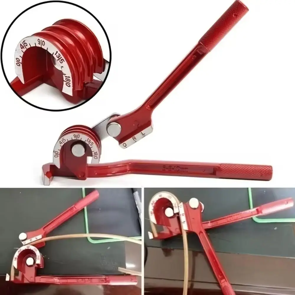 6mm 8mm 10mm Manual Bending Tool Brake Pipe Rolling Aluminum Alloy Pipe Bending Tool Versatile Ergonomic Fuel Line Curving Plier
