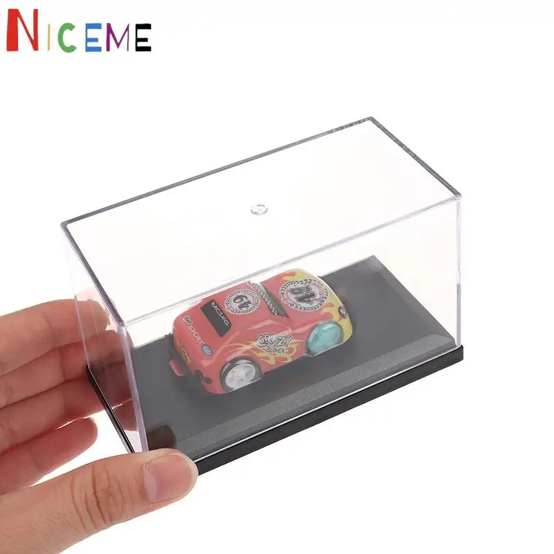 1PC Innovative And Practical 1:64 Mini Car Model Display Box Transparent Protective Case Acrylic Dust Hard Cover Storage Holder