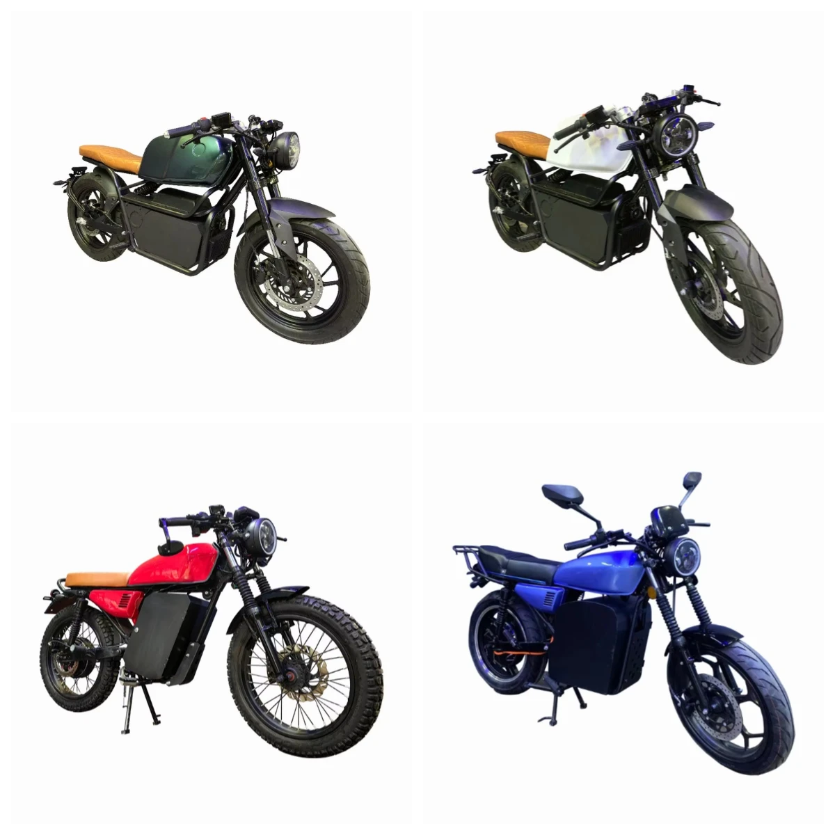 

Krono Wild Two Wheels Can Be Customized Electric Motorcycle 2000W Hub Motor Speed 70km/h