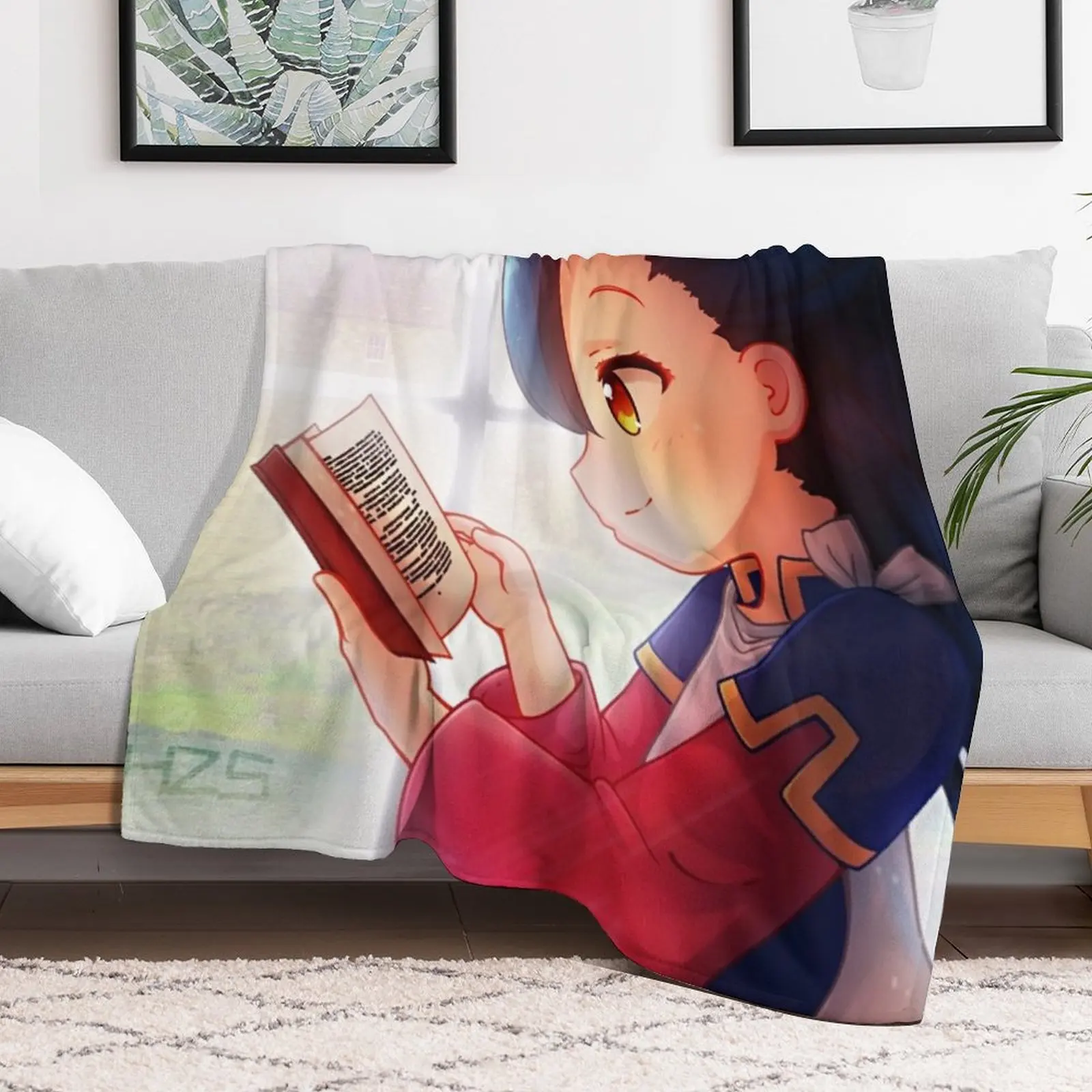 Ascendance of a Bookworm 2 Throw Blanket Plush warm winter Luxury Brand Blankets