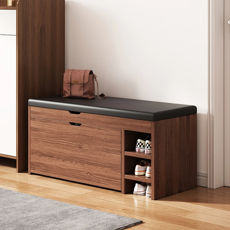

Shoe cabinet household entrance indoor space saving 2025 explosion tipping bucket shoe stool can sit multi-layer simple shoe