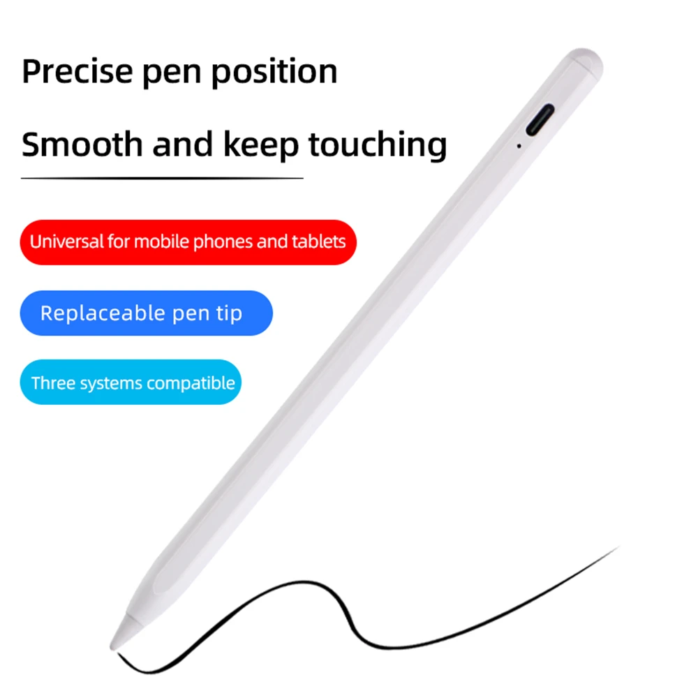 

Rechargeable Stylus Pen Pressure Sensitive Pens & 2PCS Tips for ipad Huawei XiaoMi MiPad 5 Pro 11inch 2021 MiPd5 Tablet Pen