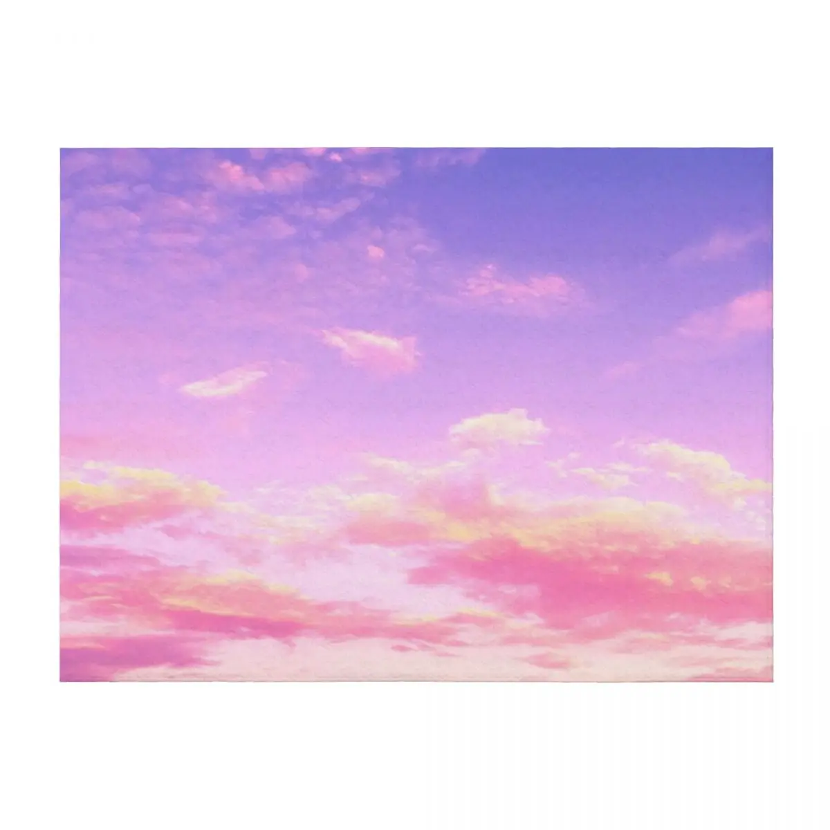 

Pastel Sunsets Throw Blanket blankets and throws manga Luxury Designer Blankets
