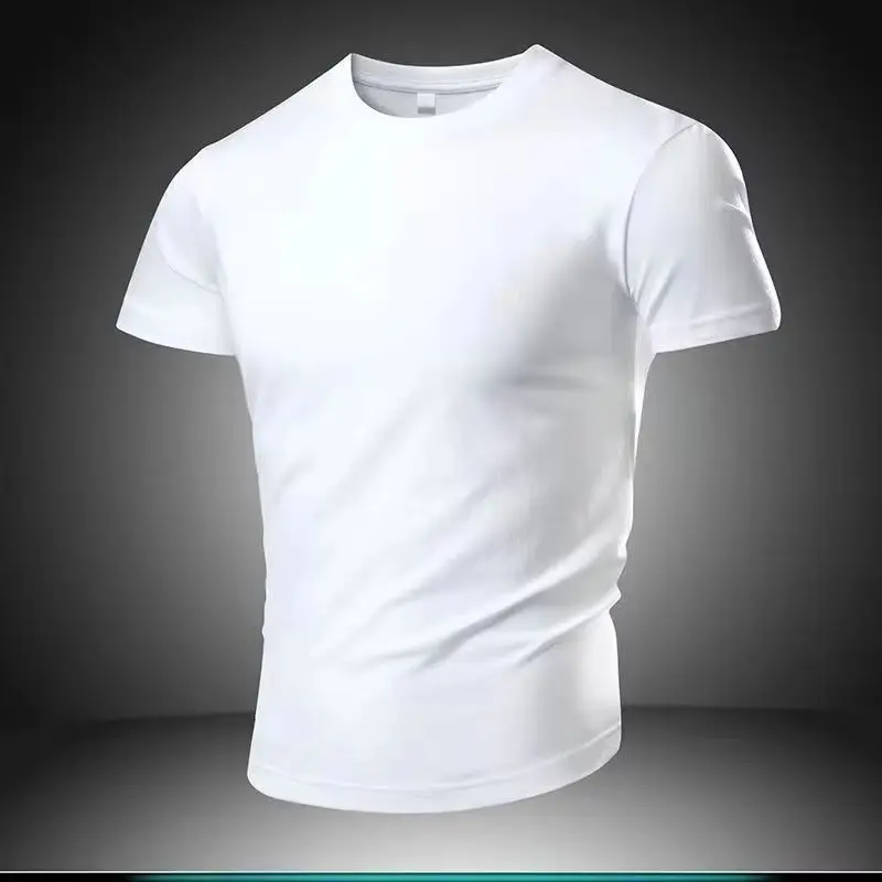 

2026 New Running T-shirt Men's Summer Fashion Round Neck Comfortable Breathable Short Sleeve Fitness Exercise Speed Drying Top