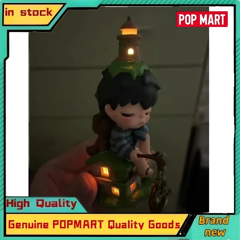 

In Stock POP MART Hirono Behind Time Blind Card Figure Desktop Ornament Toy Figurine Mystery Birthday Gift For Fans