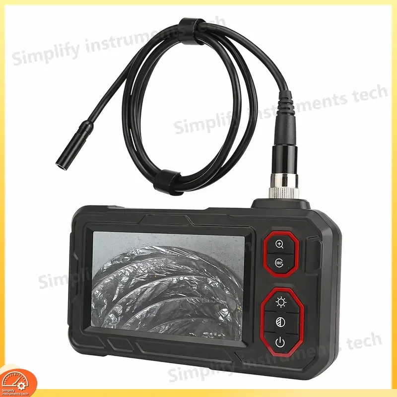 Industrial Endoscope 7 Inch Large Screen HD Borescope for Car Repair Plumbing Inspection Sewer Pipe Visual Detector
