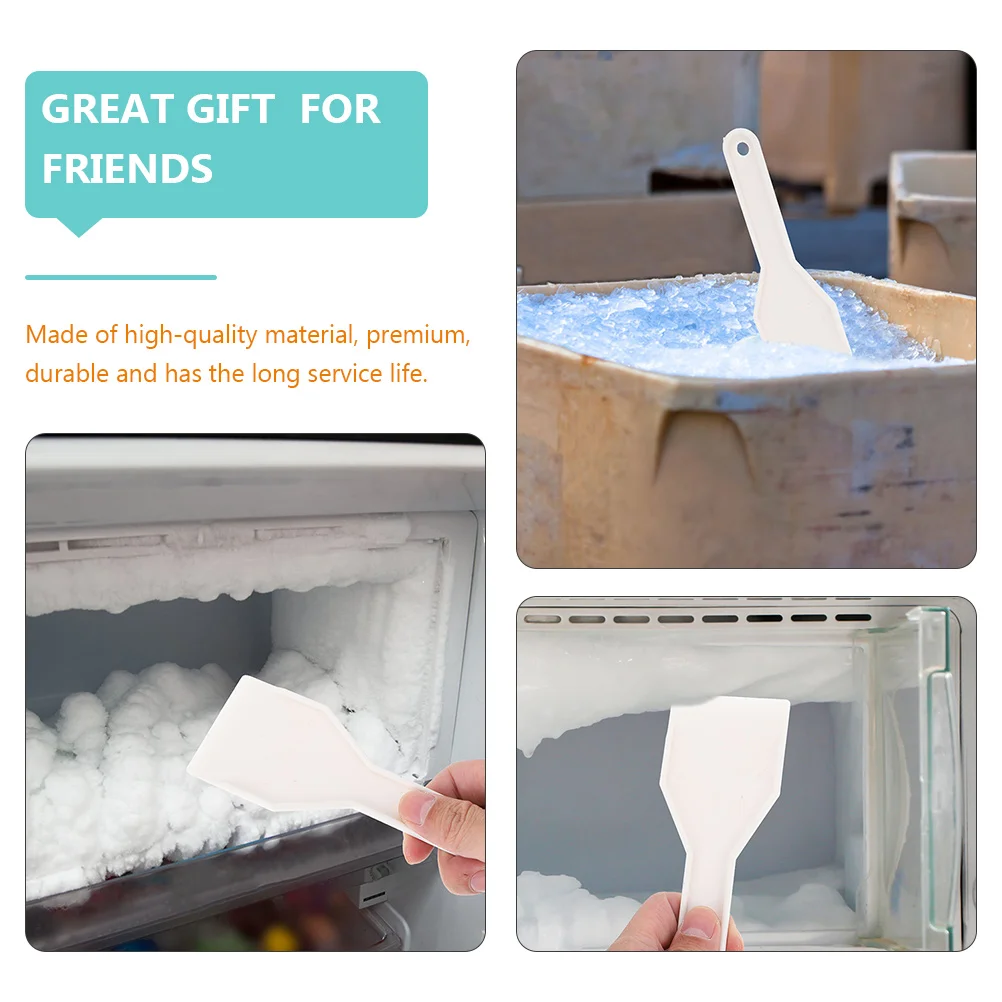 10 Pcs Kitchen Refrigerators Deicing Freezer Frost Fridge Scraper Defrost Ice Snow Scrapers for Car White Removal