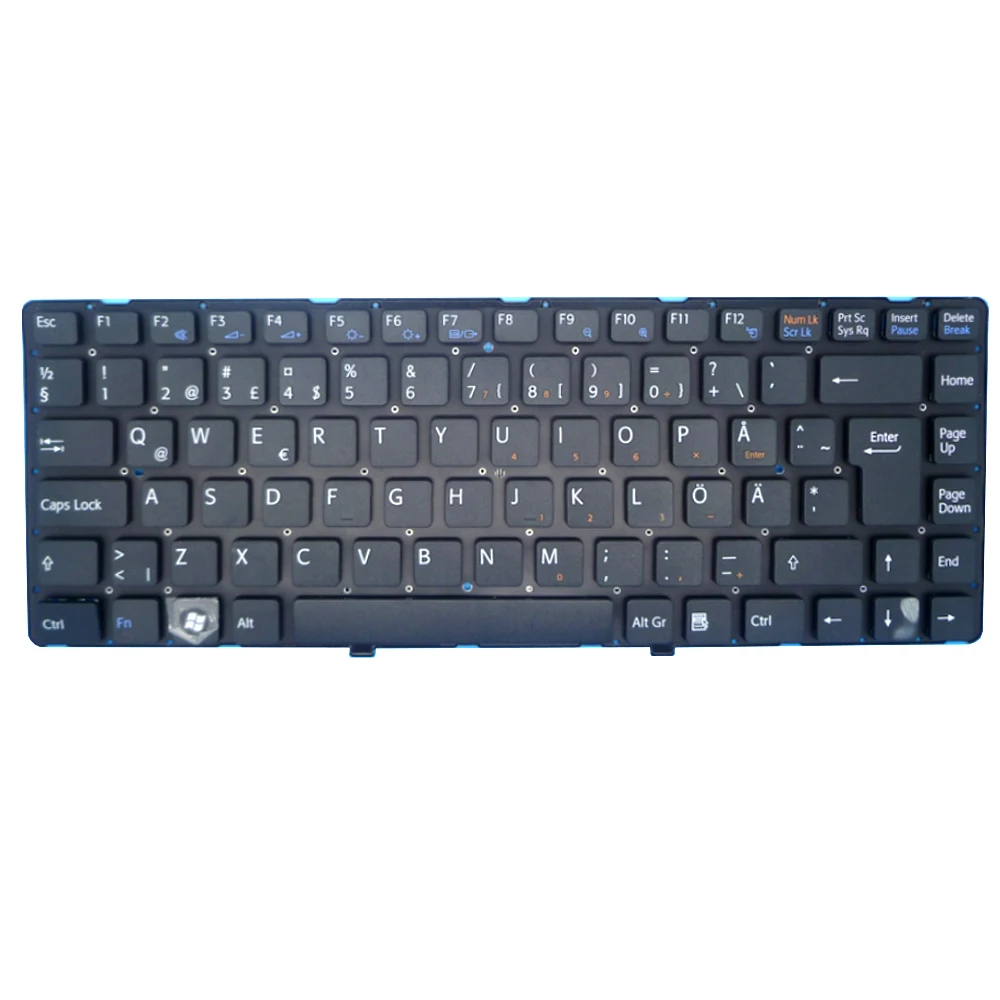 Sweden SD Laptop Keyboard For SONY VPCEA VPC-EA V081678D Black Without Frame New