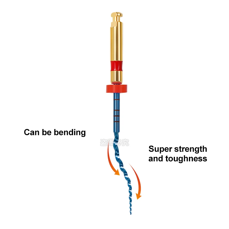 Dental Taper Blue Endo Files Root Canal Taper Endodontic File Heat Activated Endodontic Files