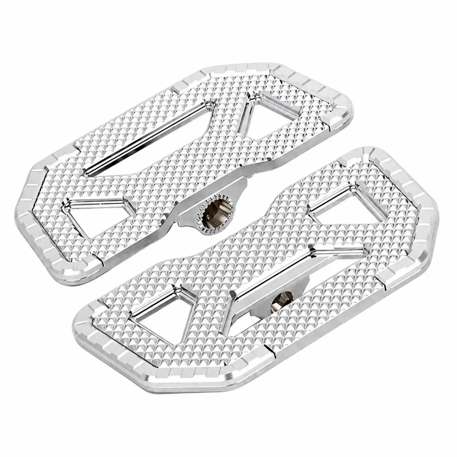 Aluminum Alloy Motorcycle Foot Pedal for Extended Rides Traction Grip Surface Universal Fit
