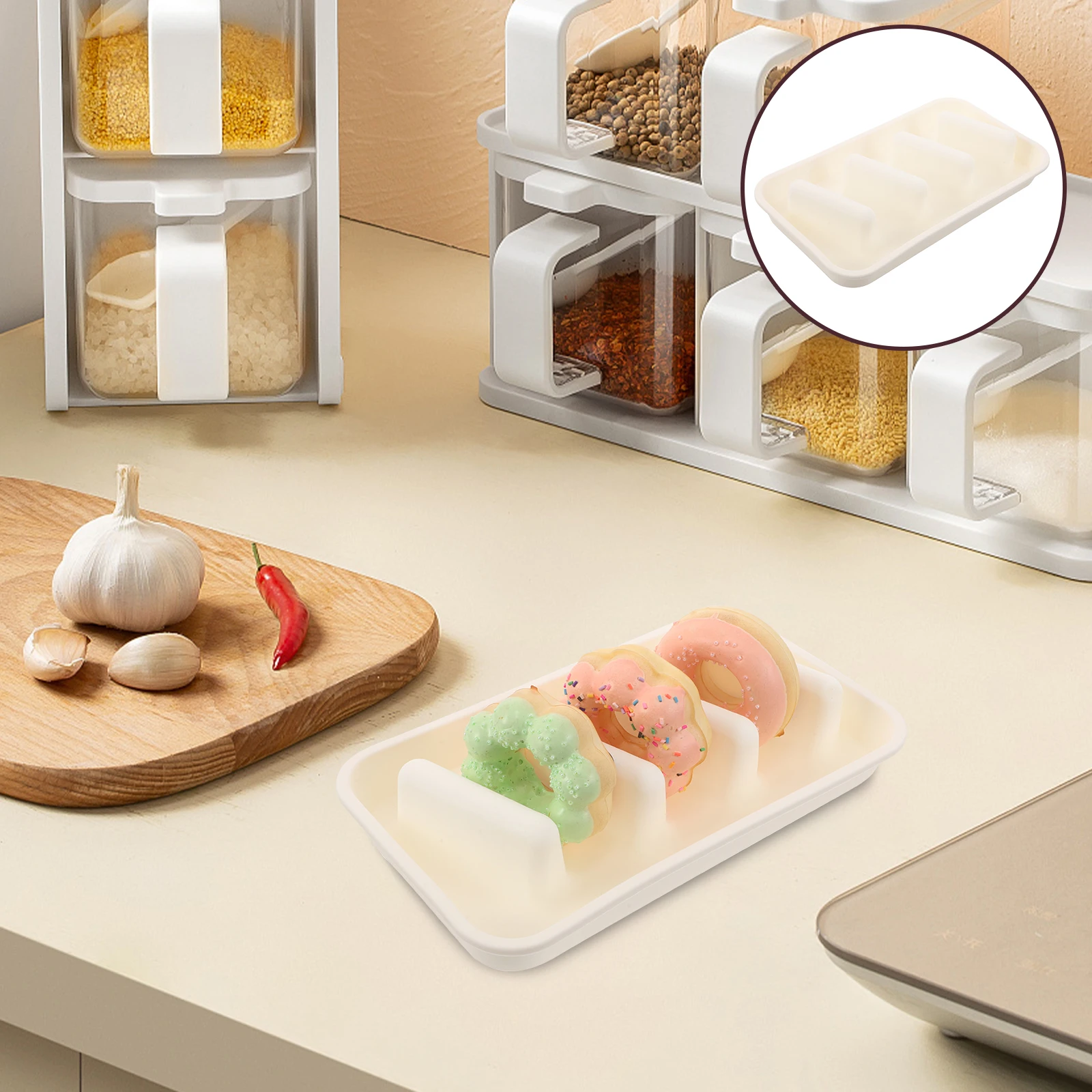 

Tortilla Rack Taco Plate Pancake Stand Non-slip Baking Food Store Supplies Silica Gel Silicone Serving