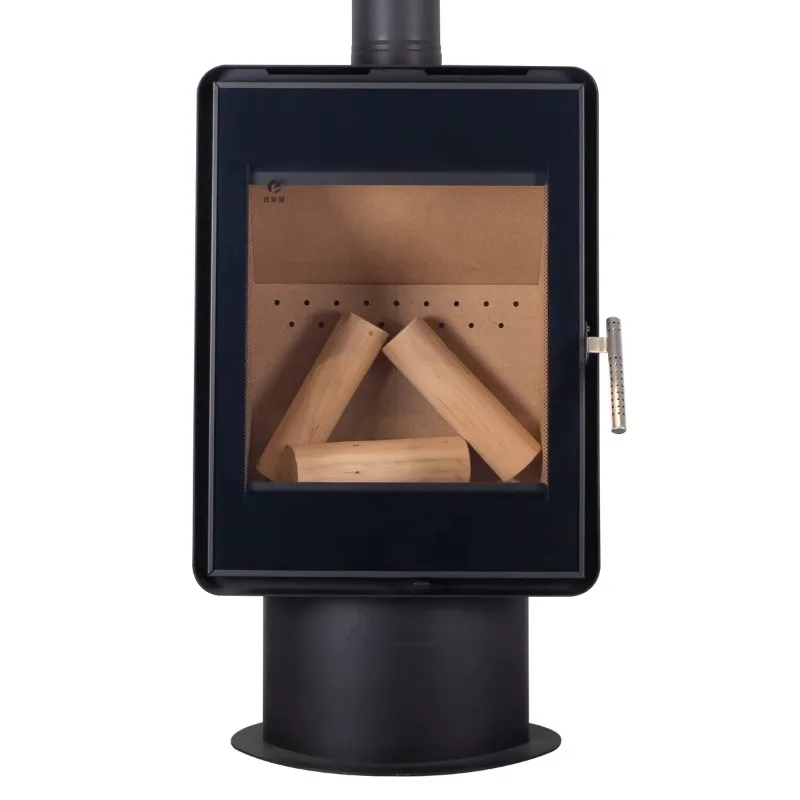 

【Best-selling】JingXin Manufacturer Cus tom Modern Indoor Carbon Steel Freestanding Thermal Pellet Wood Burning Fireplace Stove