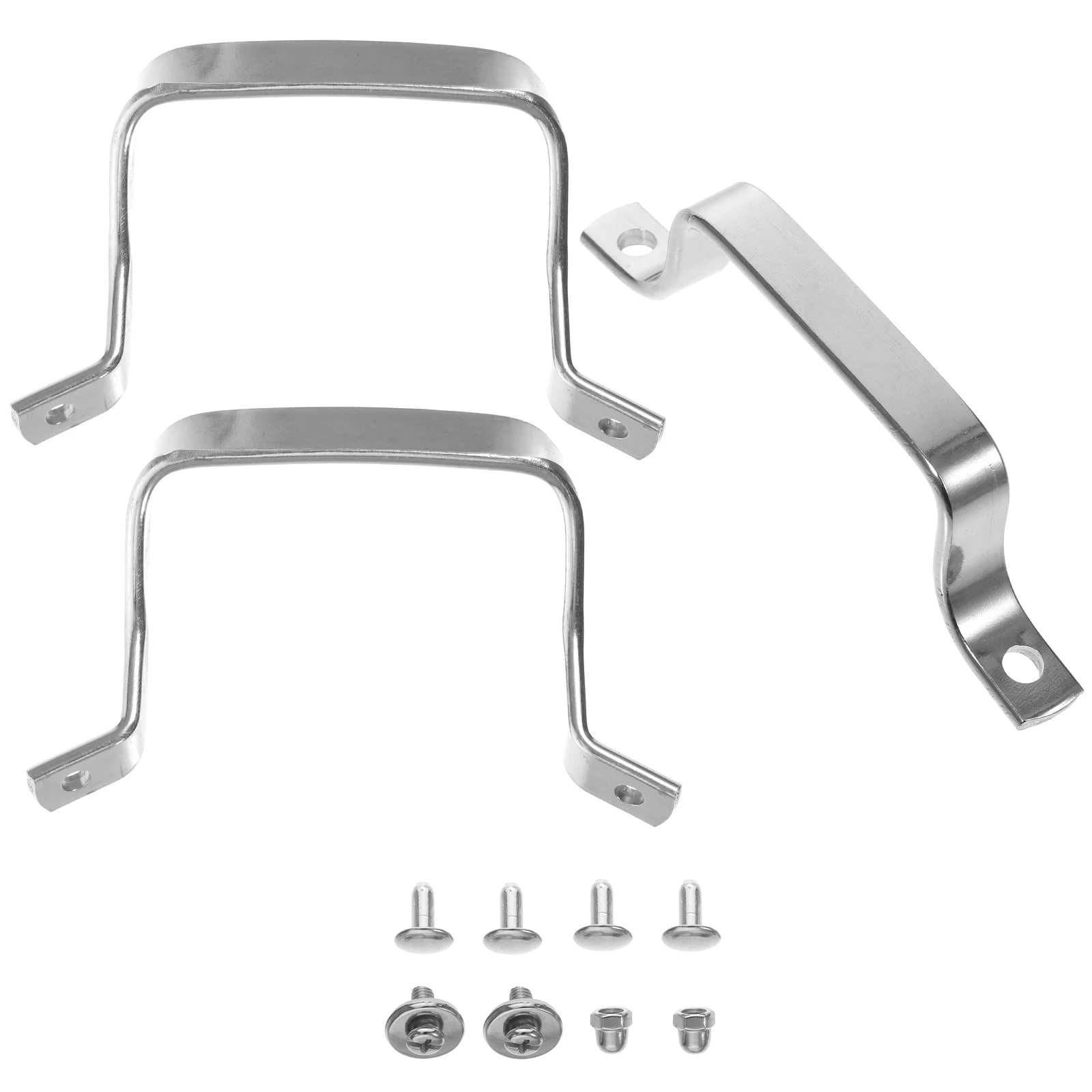 Home Accessories Pot Handle Replacement Handles for Flat Strip Practical Silver Steam