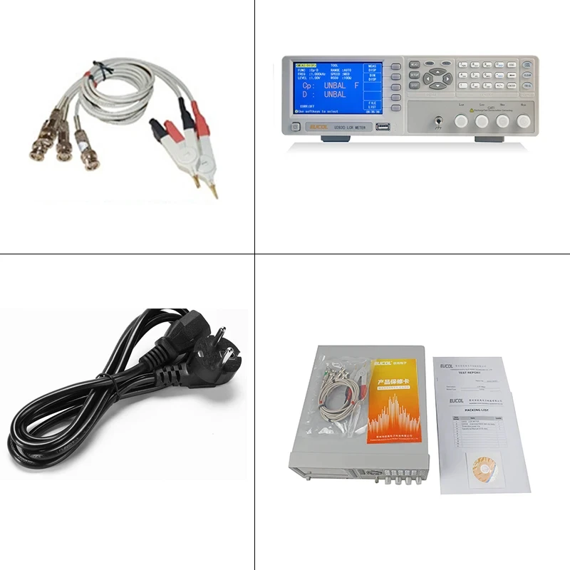 Probador de inductancia de capacitancia de resistencia de Puente Digital LCR bridge10kHz